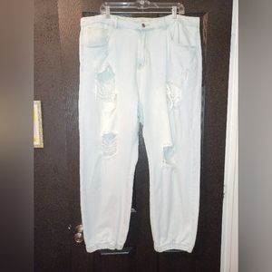 Shein stylish light denim jeans